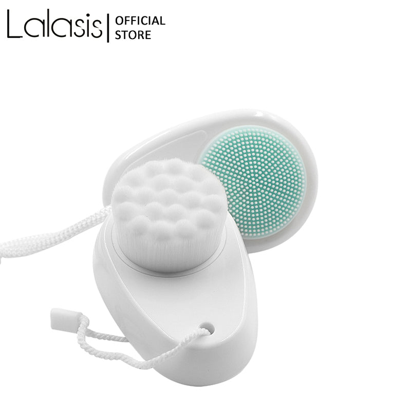 Lalasis best new silicone fiber facial cleansing portable make up brushes