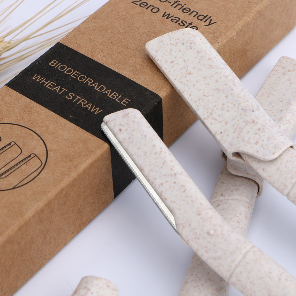 Lalasis biodegradable wheat straw dermaplaning women eyebrow trimmer