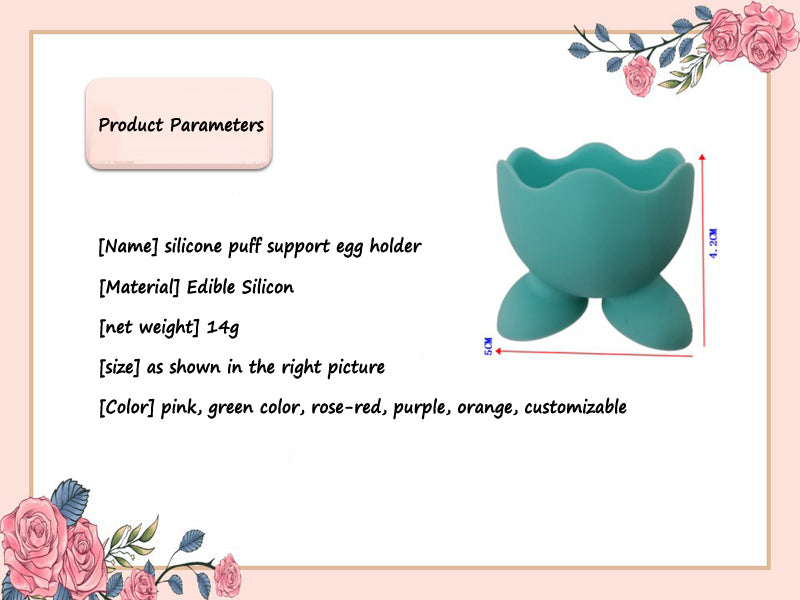 Lalasis silicone egg shape cosmetic beauty makeup sponge holder