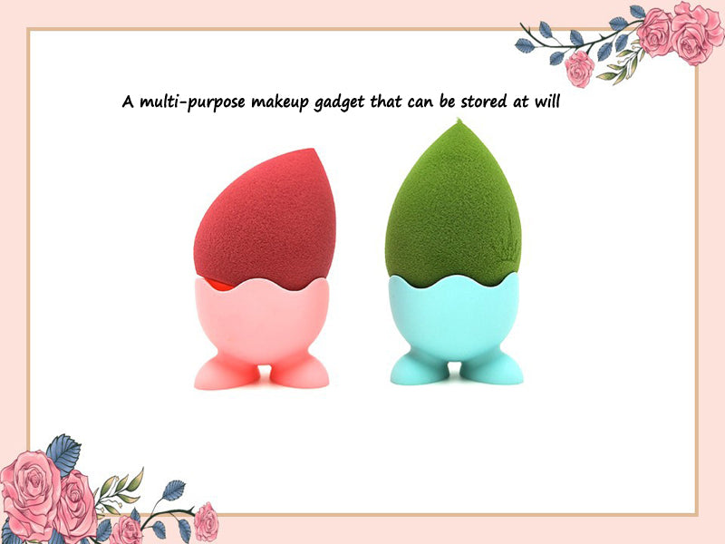 Lalasis silicone egg shape cosmetic beauty makeup sponge holder
