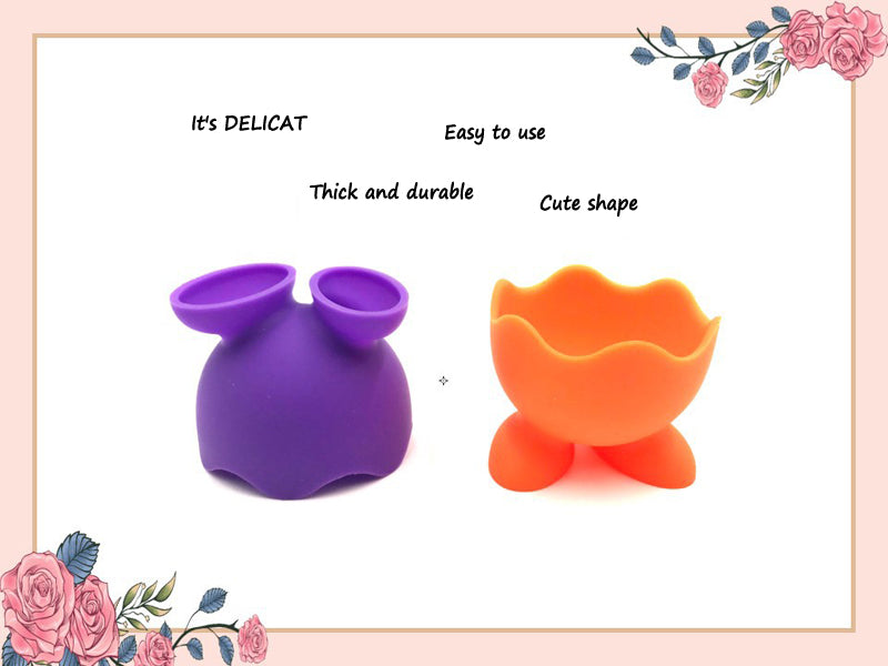 Lalasis silicone egg shape cosmetic beauty makeup sponge holder