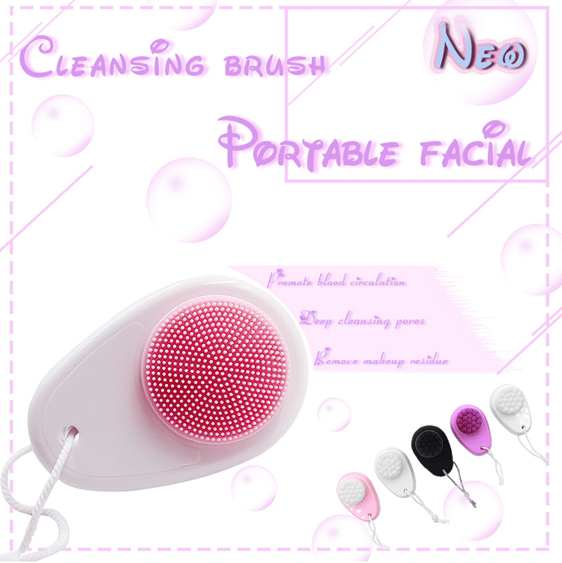 Lalasis best new silicone fiber facial cleansing portable make up brushes