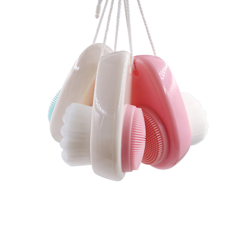 Lalasis best new silicone fiber facial cleansing portable make up brushes