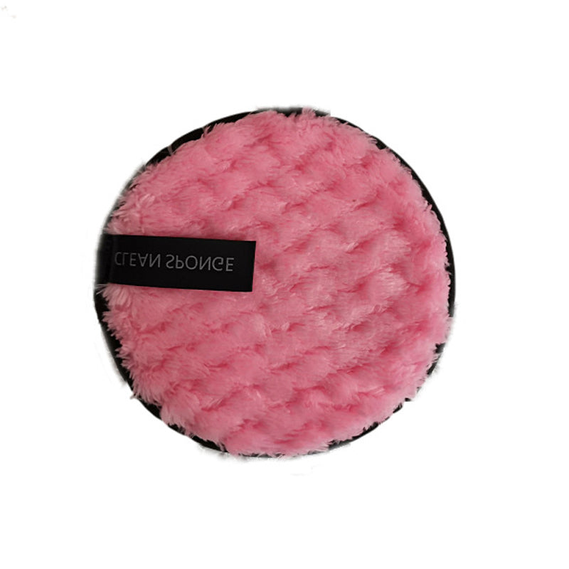 Lalasis face square round reusable facial makeup remover sponge cleaning pad