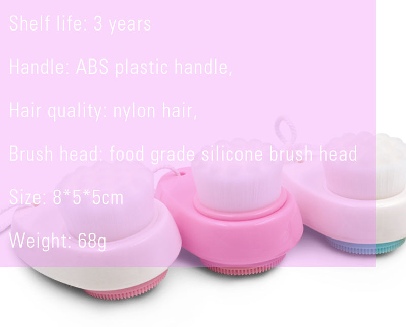 Lalasis best new silicone fiber facial cleansing portable make up brushes