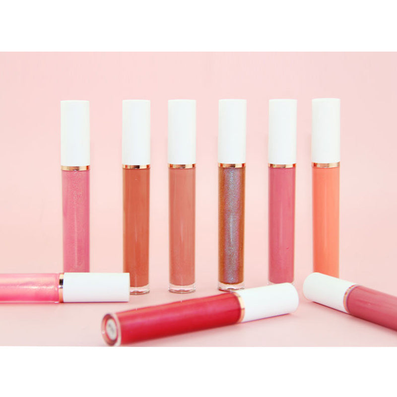 Lalasis 64 colors moisture lipgloss nude vegan glossy clear liquid lipstick lip gloss