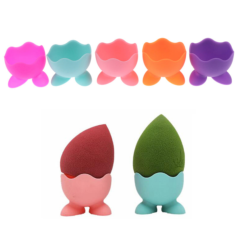 Lalasis silicone egg shape cosmetic beauty makeup sponge holder