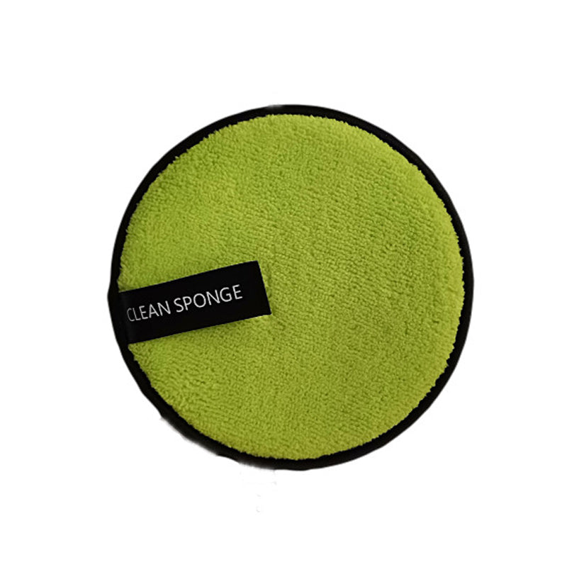 Lalasis face square round reusable facial makeup remover sponge cleaning pad