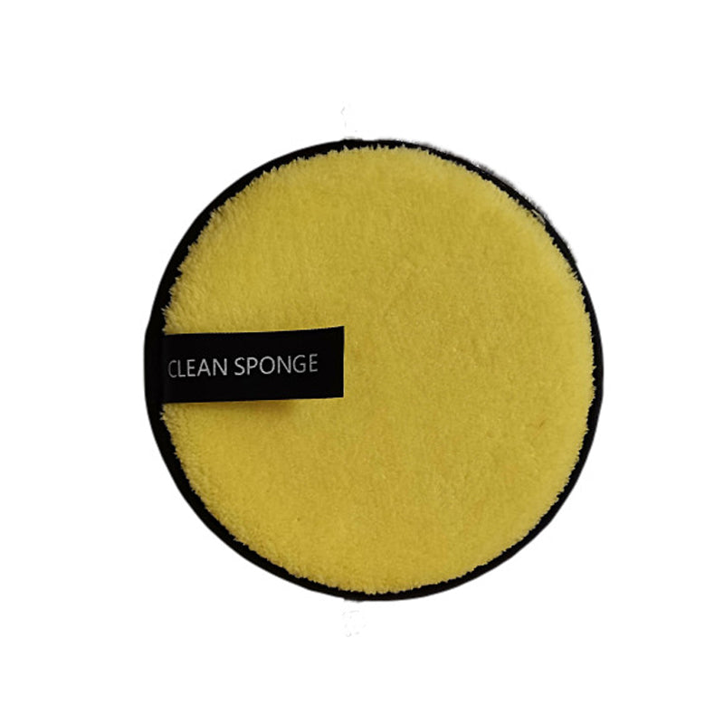 Lalasis face square round reusable facial makeup remover sponge cleaning pad