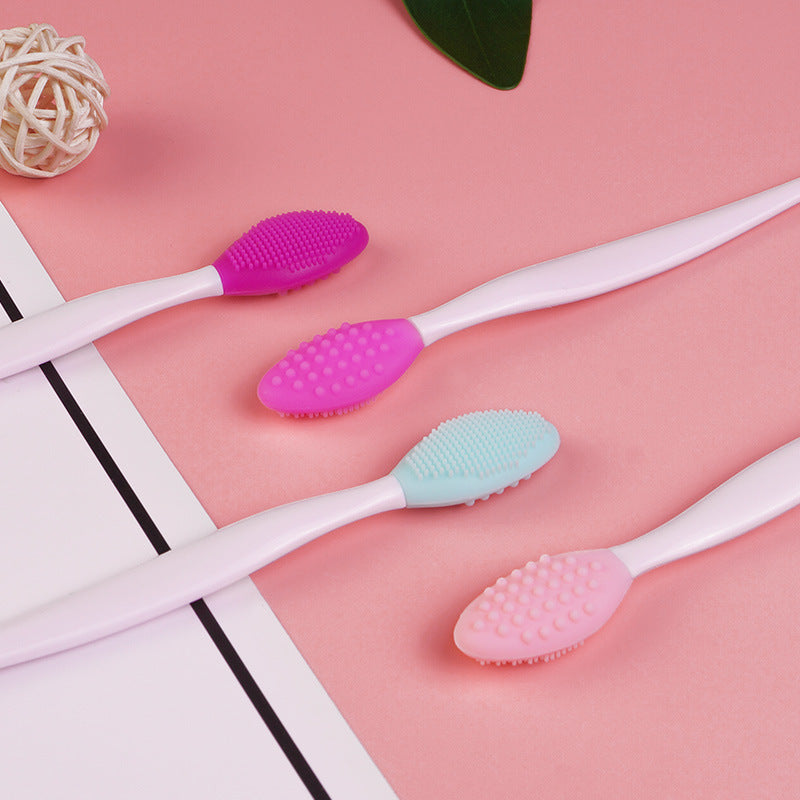 Lalasis silicone makeup tool facial scrubber exfoliating scrub mask lip silicon face brush