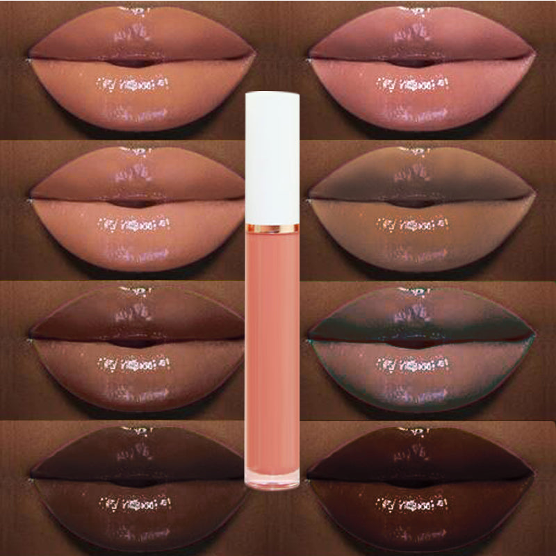 Lalasis 64 colors moisture lipgloss nude vegan glossy clear liquid lipstick lip gloss