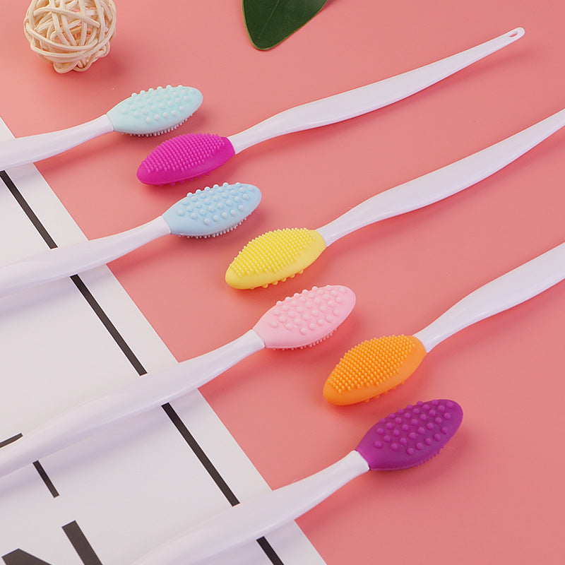 Lalasis silicone makeup tool facial scrubber exfoliating scrub mask lip silicon face brush