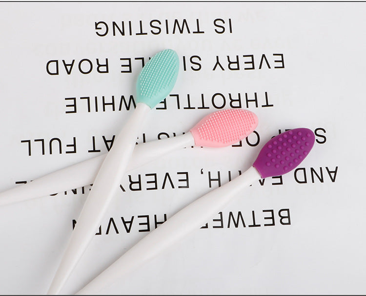 Lalasis silicone makeup tool facial scrubber exfoliating scrub mask lip silicon face brush