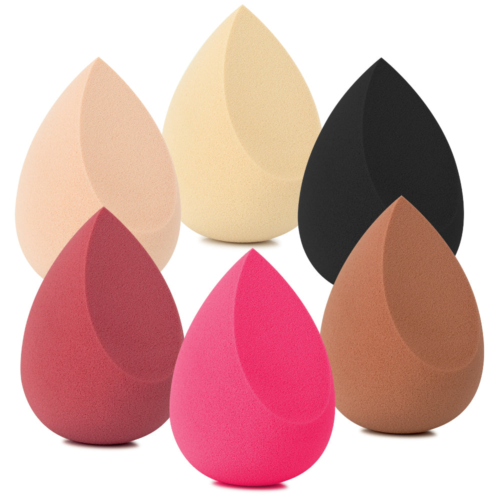 Lalasis new powder makeup sponge puff latex free beauty egg black portable sponge