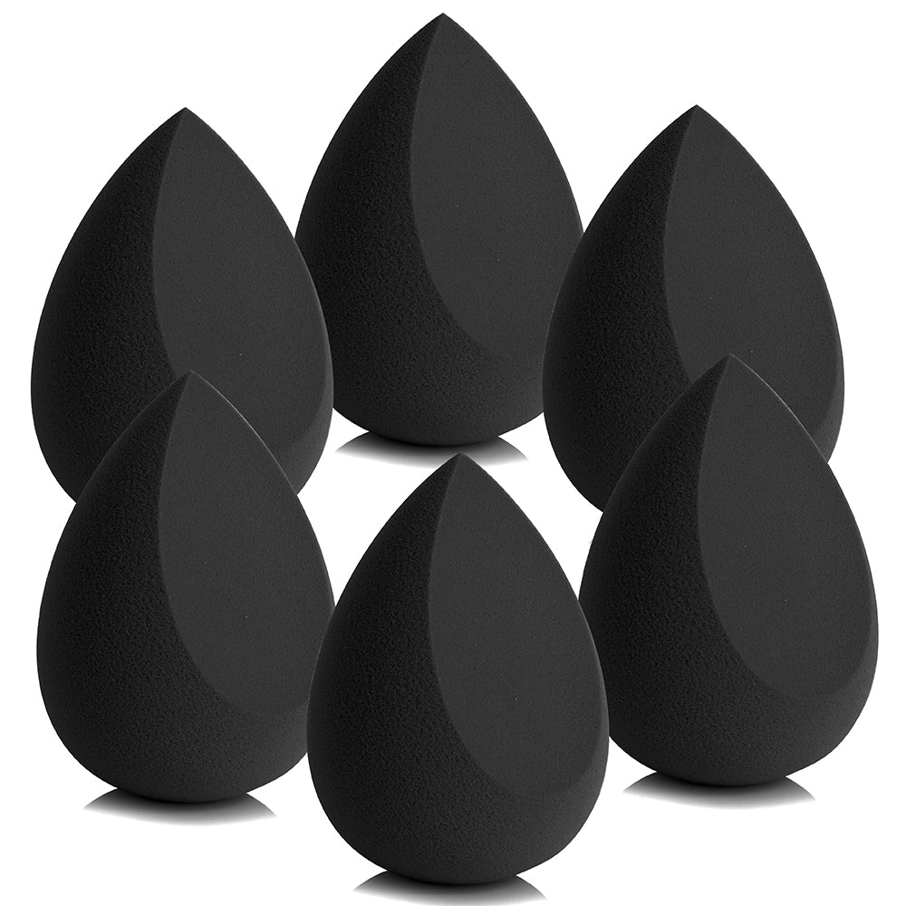 Lalasis new powder makeup sponge puff latex free beauty egg black portable sponge