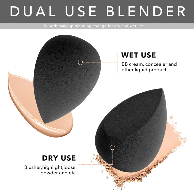 Lalasis face cosmetic puff make up foundation blending beauty latex free makeup sponge