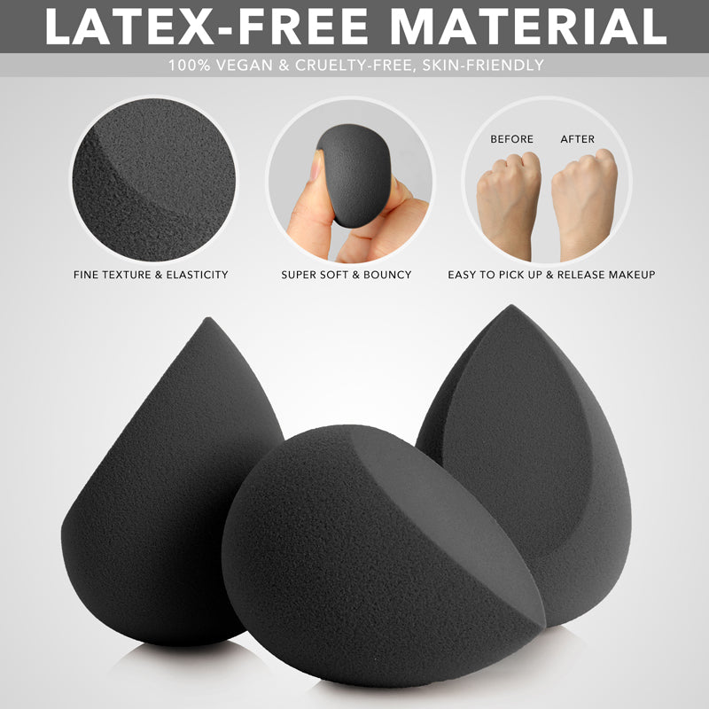Lalasis face cosmetic puff make up foundation blending beauty latex free makeup sponge
