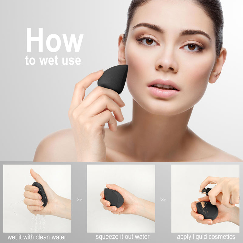 Lalasis face cosmetic puff make up foundation blending beauty latex free makeup sponge