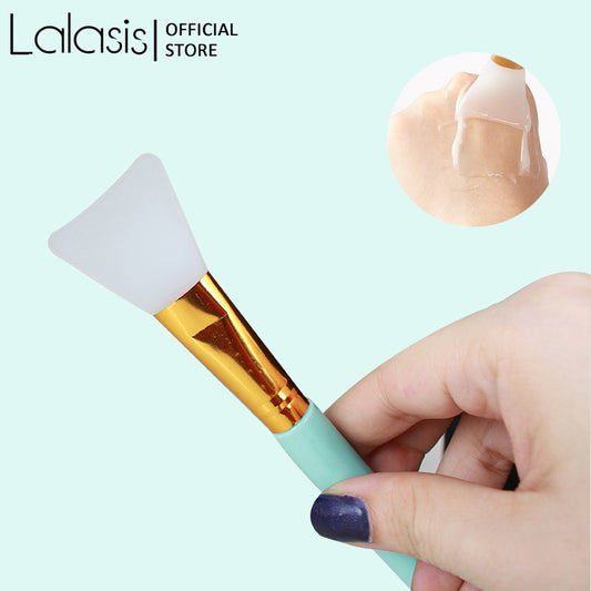 Lalasis high quality popular silicone face eye mask sse soft silicone face facial mask brush