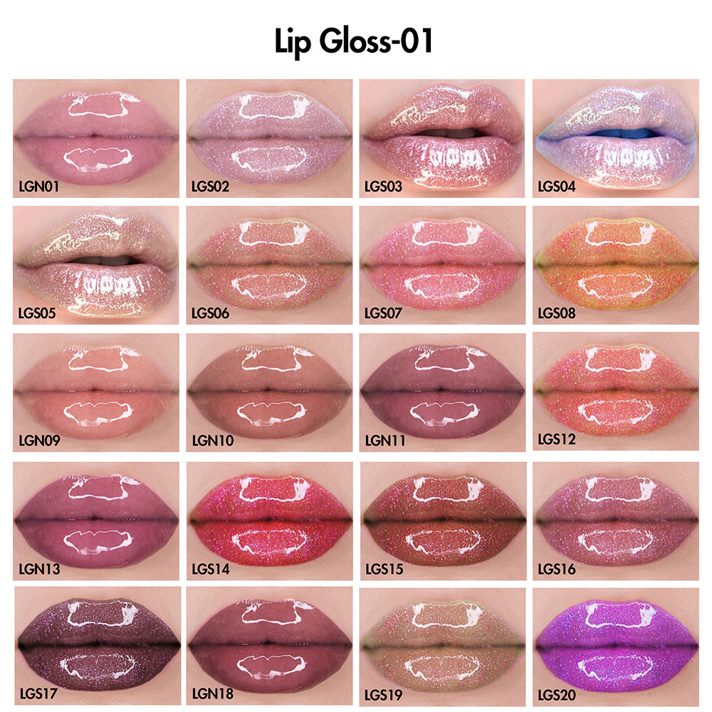 Lalasis 34 colors pearlescent lip glaze moisturizing lip oil moisturizing liquid lip gloss