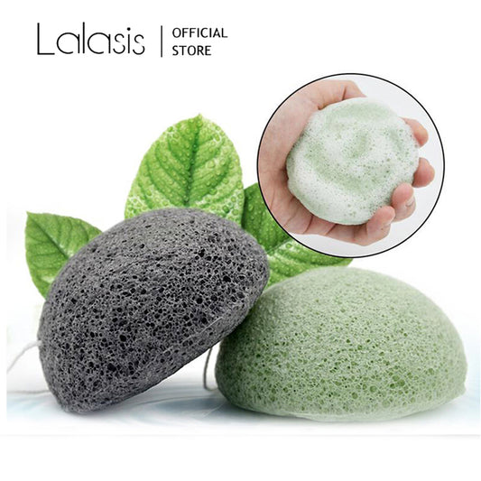 Lalasis 100% natural cleaning exfoliating face konjac sponge
