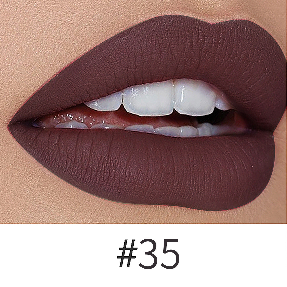 50 couleurs Lipgloss maquillage baiser gratuit cosmétiques personnalisé imperméable velours nu mat liquide rouge à lèvres 