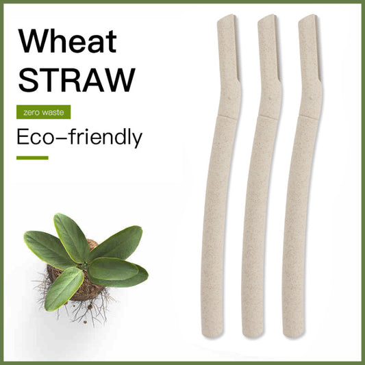 Lalasis biodegradable wheat straw dermaplaning women eyebrow trimmer
