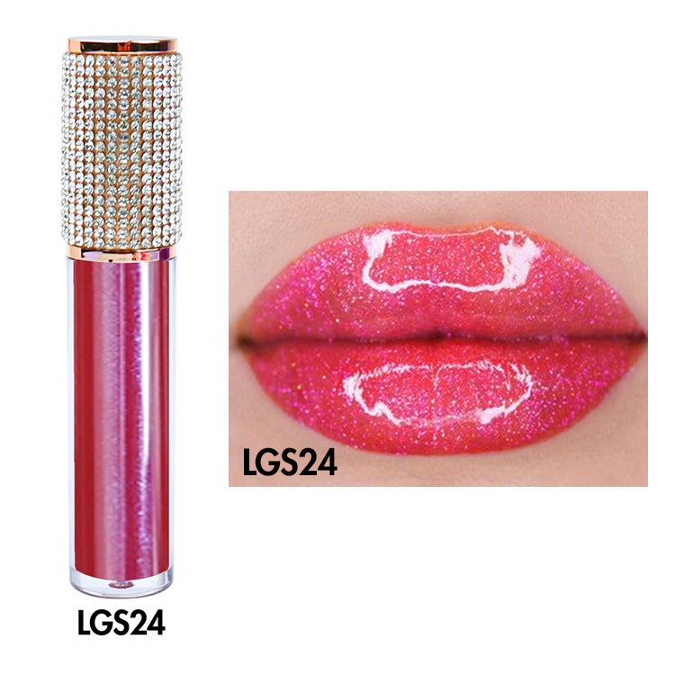 Lalasis 34 colors pearlescent lip glaze moisturizing lip oil moisturizing liquid lip gloss